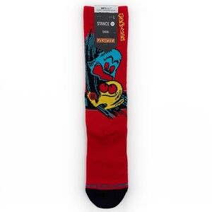 Stance Pac-Man Crew Socks Pacman Wake Waka Waka Mens Large Video Game 80s Gift